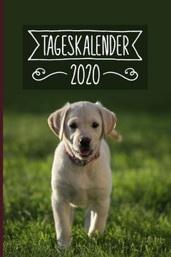 portada Tageskalender 2020: Terminkalender ca DIN A5 weiß über 370 Seiten I 1 Tag eine Seite I Jahreskalender I Labrador I Hunde
