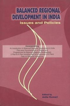 portada balanced regional development in india: issues and policies (en Inglés)