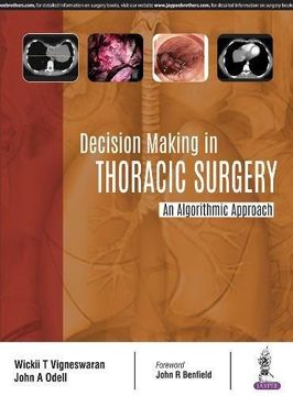 portada Decision Making in Thoracic Surgery: An Algorithmic Approach (in English)