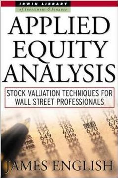 portada Applied Equity Analysis: Stock Valuation Techniques for Wall Street Professionals (in English)