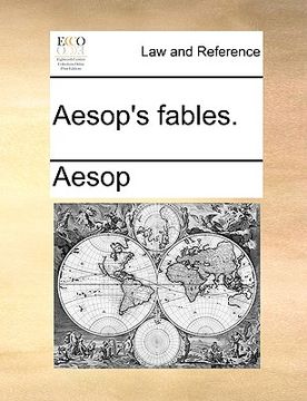 portada aesop's fables. (in English)