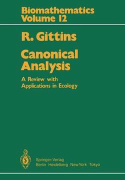 portada canonical analysis: a review with applications in ecology