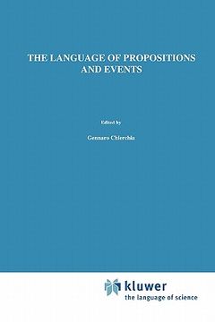 portada the language of propositions and events: issues in the syntax and the semantics of nominalization