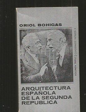 portada ARQUITECTURA ESPAÑOLA DE LA SEGUNDA REPUBLICA