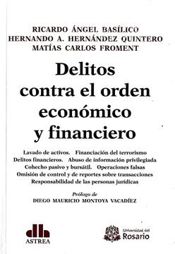 portada Delitos Contra el Orden Económico y Financiero (in Spanish)