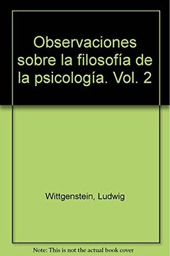 portada Observaciones Sobre la Filosofia en la Psicologia t. Ii (in Spanish)