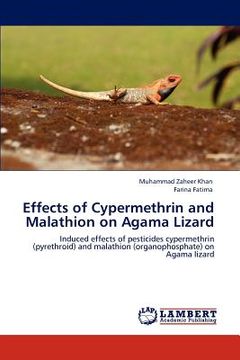 portada effects of cypermethrin and malathion on agama lizard (en Inglés)