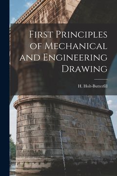 portada First Principles of Mechanical and Engineering Drawing (en Inglés)