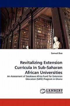 portada revitalizing extension curricula in sub-saharan african universities (en Inglés)