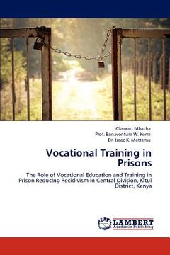 portada vocational training in prisons (in English)