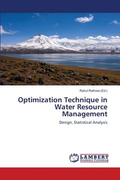 portada Optimization Technique in Water Resource Management (en Inglés)