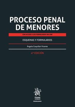 portada Proceso Penal de Menores. Con Acceso a los Formularios On-Line. Esquemas y Formularios 4ª Edición