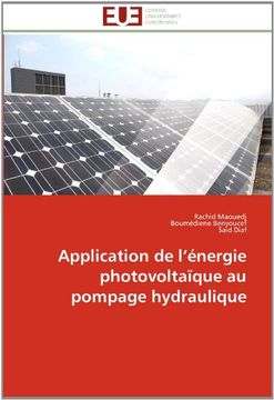 portada Application de L'Energie Photovoltaique Au Pompage Hydraulique