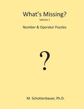 portada What's Missing?: Number & Operator Puzzles (in English)