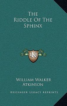 portada the riddle of the sphinx