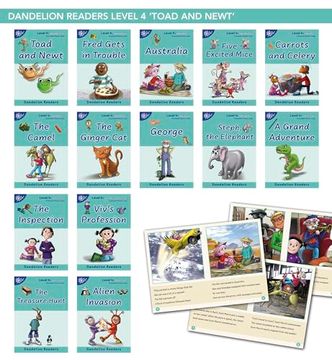 portada Dandelion Readers: Toad and Newt Books 1-14 (en Inglés)