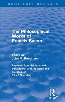 portada the philiosophical works of francis bacon