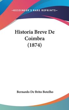 portada Historia Breve De Coimbra (1874)