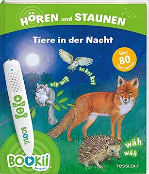 portada Bookii® Hören und Staunen Tiere in der Nacht: Antippen, Spielen, Lernen (Bookii / Antippen, Spielen, Lernen) (in German)