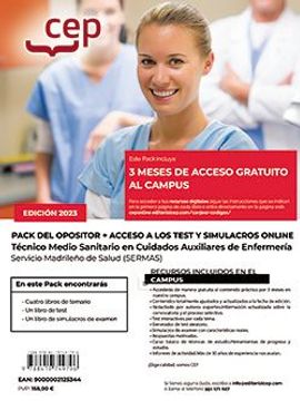 Comprar Pack Del Opositor Tecnico Medio Sanitario En Cuidados