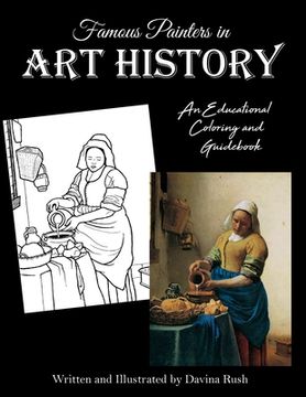 portada Famous Painters in Art History: an educational coloring book (en Inglés)