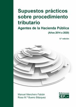 portada Supuestos Practicos Sobre Procedimiento Tributario. Agentes de la Hacienda Publica (Años 2014 a 2020) (8ª Ed. )