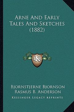 portada arne and early tales and sketches (1882) (in English)