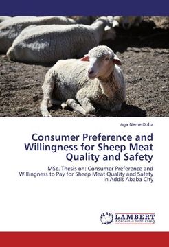 portada Consumer Preference and Willingness for Sheep Meat Quality and Safety: MSc. Thesis on: Consumer Preference and Willingness to Pay for Sheep Meat Quality and Safety in Addis Ababa City