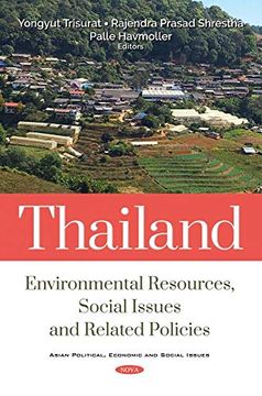 portada Thailand: Environmental Resources, Social Issues and Related Policies (Asian Political, Economic and Social Issues) (en Inglés)
