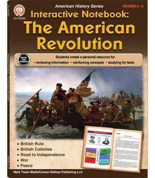 portada Interactive Notebook: The American Revolution Resource Book, Grades 5 - 8 (en Inglés)