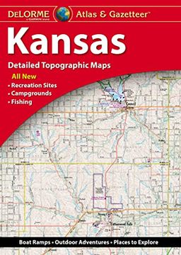 portada Delorme Atlas & Gazetteer: Kansas (in English)