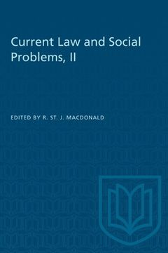 portada Current Law and Social Problems, II (en Inglés)