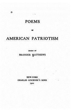 portada Poems of American patriotism (en Inglés)