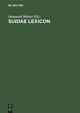 portada Suidae Lexicon (en Latin)