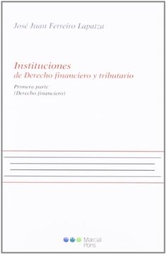 portada instituciones de derecho financiero y tributario