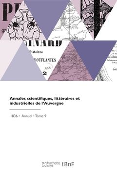 portada Annales scientifiques, littéraires et industrielles de l'Auvergne (en Francés)