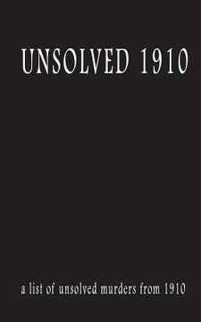 portada Unsolved 1910 (in English)