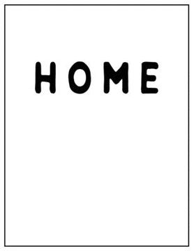 portada Home: Home Black and white Decorative Book - Perfect for Coffee Tables, End Tables, Bookshelves, Interior Design & Home Stag (in English)