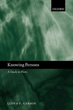 portada Knowing Persons: A Study in Plato 