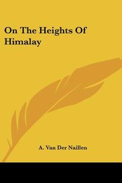 portada on the heights of himalay (en Inglés)