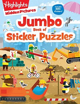 portada Jumbo Book of Sticker Puzzles (Highlights Jumbo Books & Pads) (en Inglés)