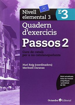 portada Passos 2. Quadern D'exercicis. Nivell Elemental 3: Nivell Elemental Curs de Català per a no Catalanoparlants (en Catalá)