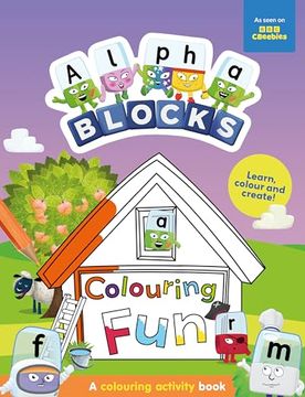 portada Alphablocks Colouring Fun: A Colouring Activity Book