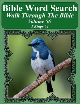 portada Bible Word Search Walk Through The Bible Volume 56: 1 Kings #4 Extra Large Print (en Inglés)