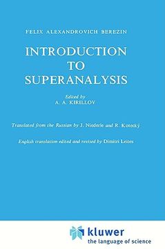 portada introduction to superanalysis (en Inglés)
