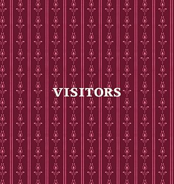 portada Visitors Book, Guest Book, Visitor Record Book, Guest Sign in Book, Visitor Guest Book: HARD COVER Visitor guest book for clubs and societies, events, functions, small businesses (en Inglés)