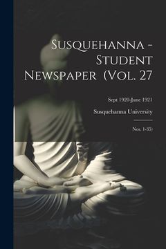 portada Susquehanna - Student Newspaper (Vol. 27; Nos. 1-35); Sept 1920-June 1921