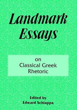 portada Landmark Essays on Classical Greek Rhetoric: Volume 3 (en Inglés)