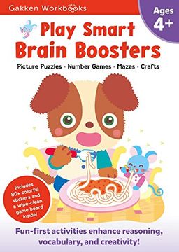 portada Play Smart Brain Boosters 4+: For Ages 4+ (Gakken Workbooks) (en Inglés)