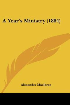 portada a year's ministry (1884)